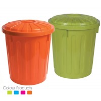 plastic dustbin Round shaped Plastic dustbin trash bin waste bin with flexible lid