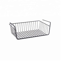 OEM&wholesaler 550-12B kitchen cabinet Metal Organizers hanging Storage Bin Under Shelf Basket