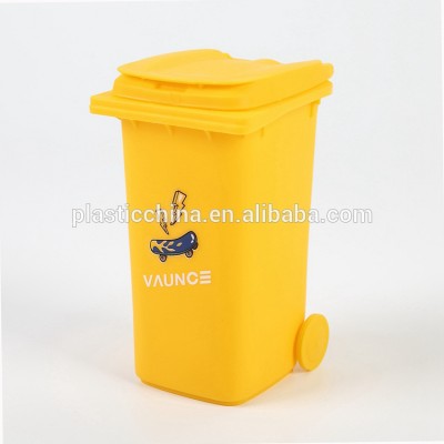 Plastic Mini Desktop Wheelie Bin Plastic Wheelie bin desk tidy