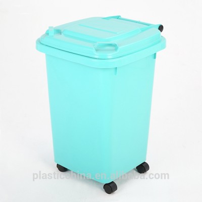 50L deodorant kitchen yellow plastic waste bin/dustbin/garbage can