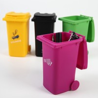 plastic mini recycling bin