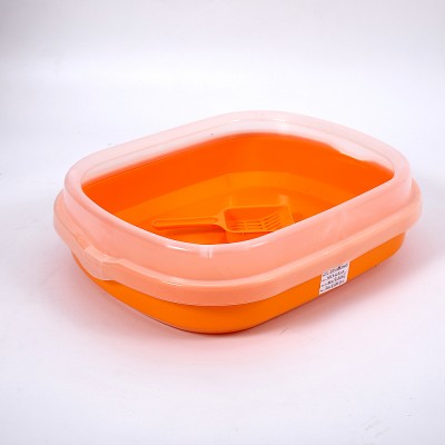 High Quality Pet Pet Cat Toilet, Plastic Litter Box/