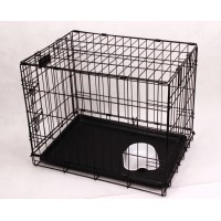 one/two/three doors metal iron wire folding pet dog cage,dog kennel