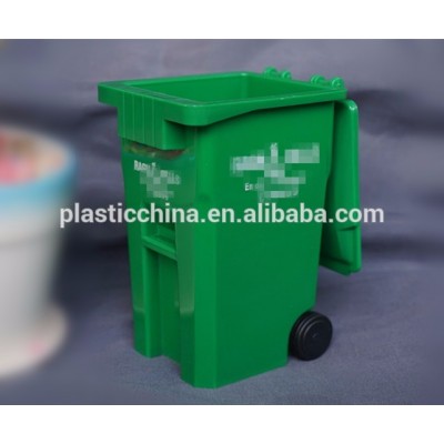 BT04B PP cute trash bin mini pen holder table dustbin