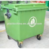 1100 Liter plastic large outdoor garbage bin