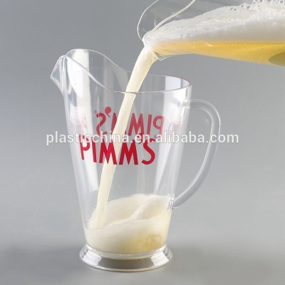 1.5L transparent plastic beverage water milk jug water cooler jug