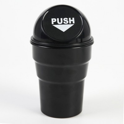 travel used mini plastic car trash can