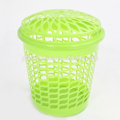 colored round high quality laundry storage plastic bathroom basket