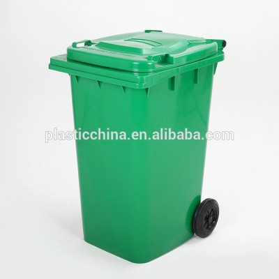 240 Liter Pure HDPE Plastic Wheelie Bin Large Garbage Dumpster