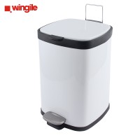 New design plastic pedal dustbin litter bin with