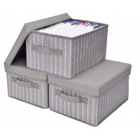 Promotional High Quality Home Use Foldable Decorative Fabric Non Woven Storage Bin