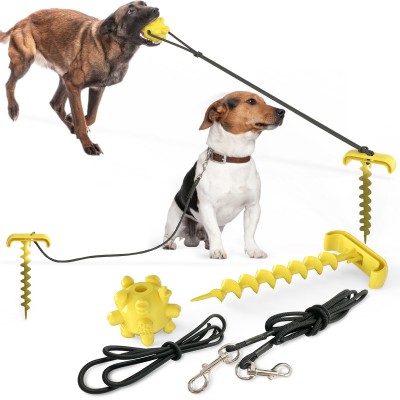 OEM Customized  Logo Pet Supplies Interactive Durable Rope Dog Chew Toy With Cone