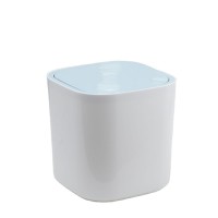 Desktop trash can simple household living room with cover office kitchen small trash can bathroom makeup removal storage bin